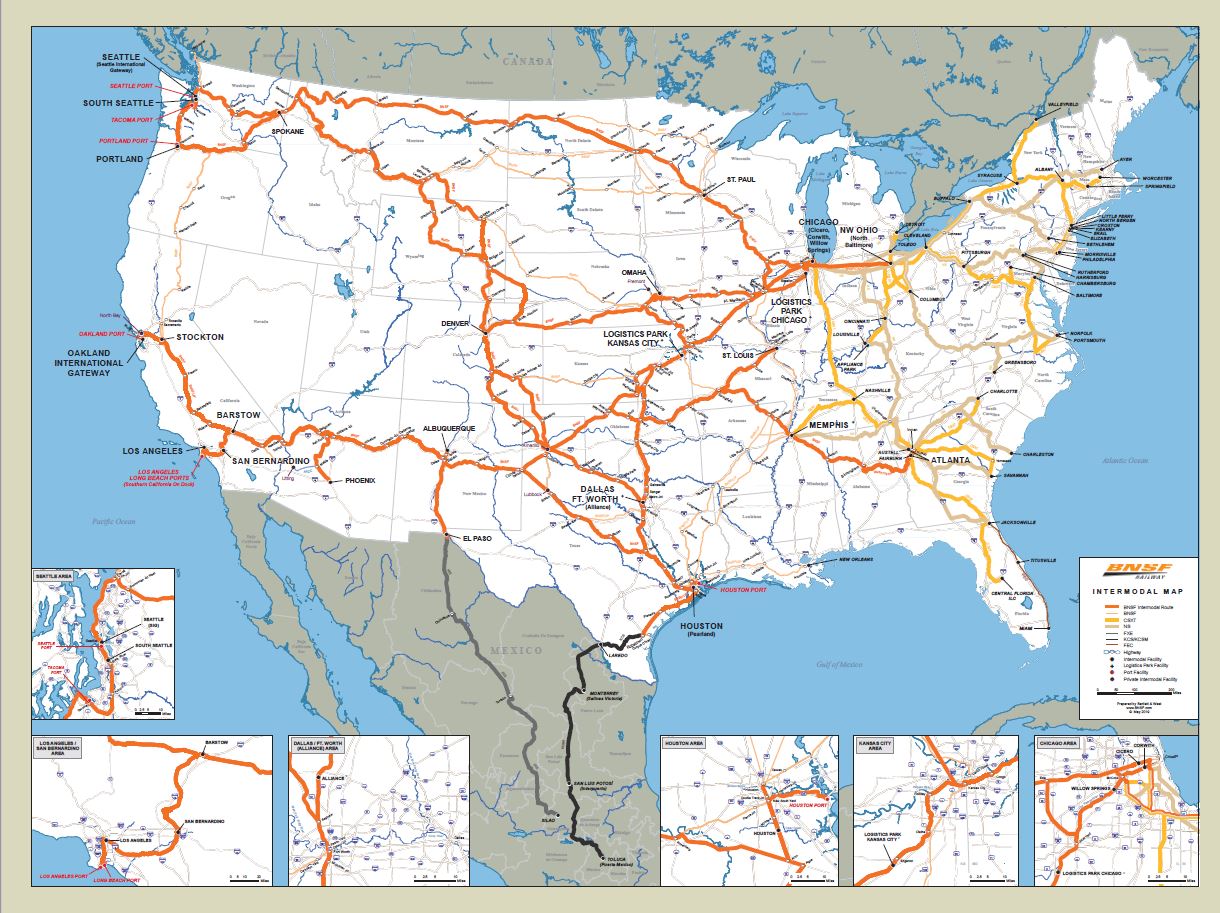 Rail Network Maps | BNSF