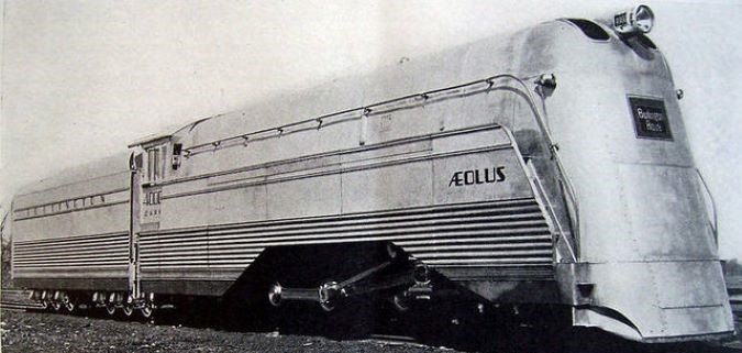 Aeolus, Burlington Route 4000, in 1937. 