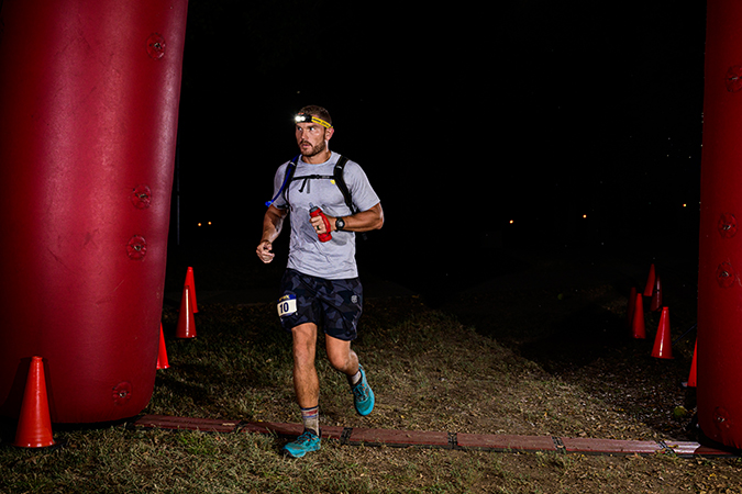 Completing the third of four 25-mile loops in The Hawk. Photo by Kristi Mayo / Mile 90 Photography