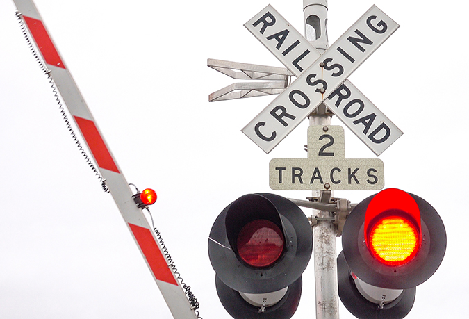 railroad crossing signals youtube