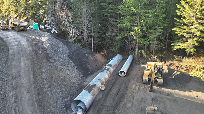 Culvert installation Culvert installation