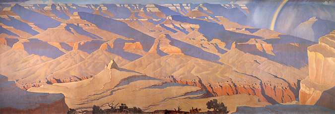 Grand Canyon Mural, 1947; 9 x 28 feet